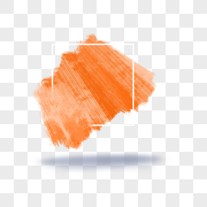 橙色水彩渐层厚涂叠色纹理笔画笔触图片