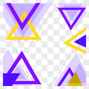 三角形抽象几何边框图片