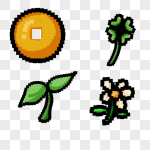 像素游戏植物物品图片