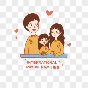 cute国际家庭日家庭高清图片