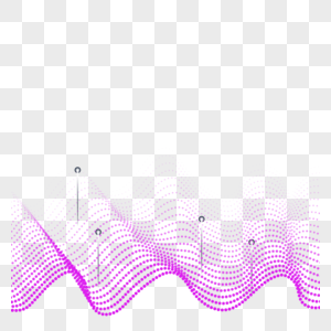 紫色波纹网格标记光效抽象量子图片
