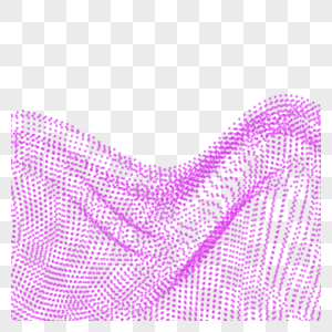 紫色起伏粒子波纹光效抽象量子图片