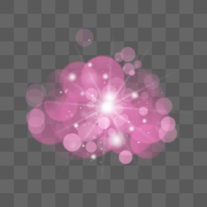 粉色光圈图案抽象光效图片