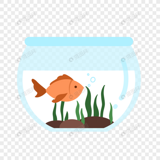波斯新年水草玻璃鱼缸图片