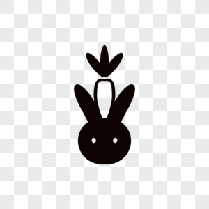 兔子徽标兔子LOGO高清图片