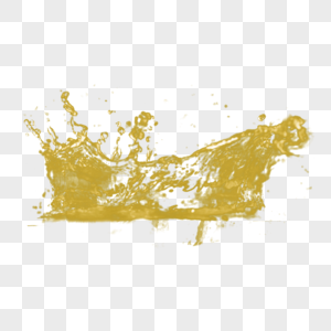 3d液体蜂蜜金色飞溅图片
