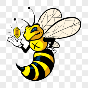 蜜蜂波普嘻风格昆虫图片