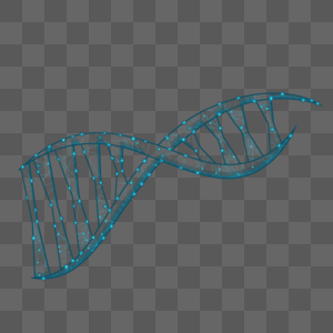 螺旋dna抽象光效分子结构图片