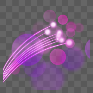 渐变抽象紫色曲线光纤光效图片