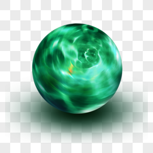 魔幻球海草漩涡水晶球图片