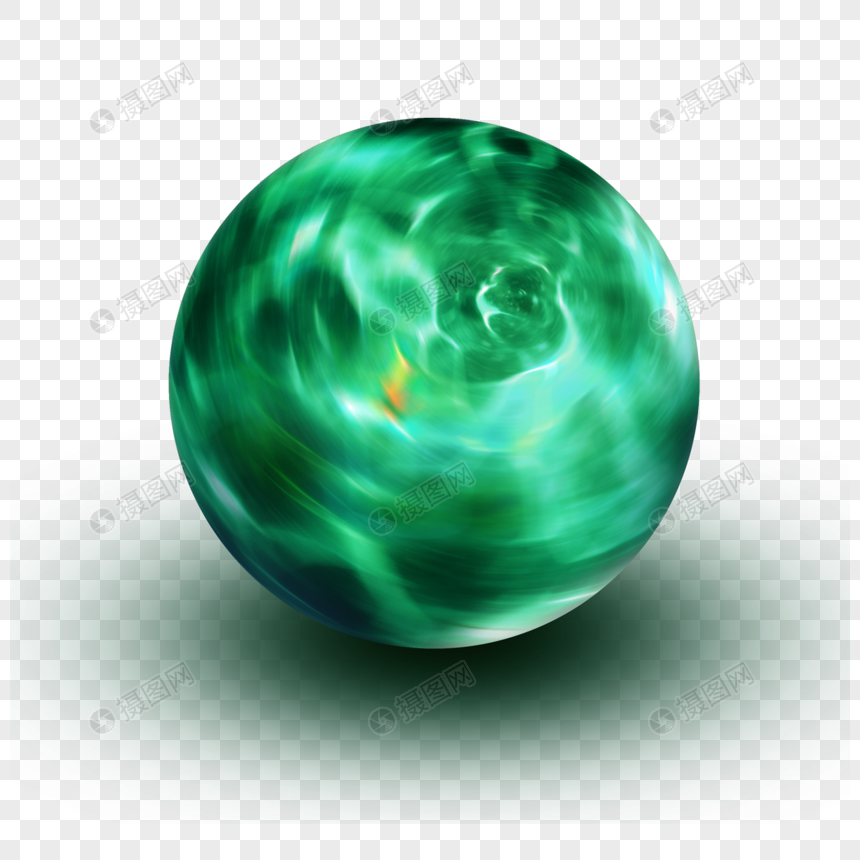 魔幻球海草漩涡水晶球图片