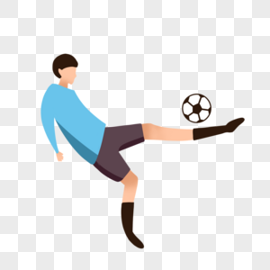 足球比赛概念运动运动员插画图片