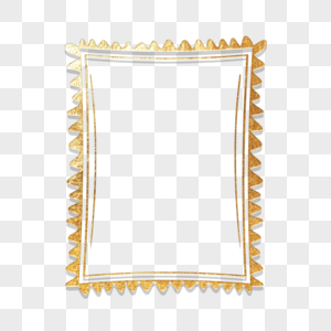 长方形金粉光效边框图片