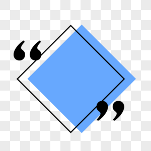 蓝色菱形图案彩色对话框报价框图片