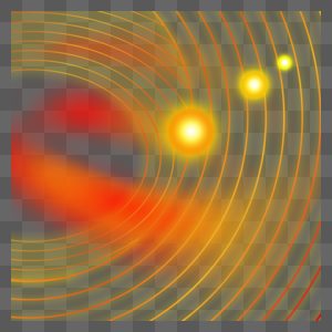 渐变光感线条光晕效果图片