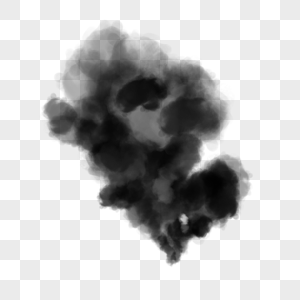 黑色逼真烟雾图片