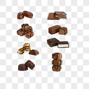 小型的巧克力糖果高清图片