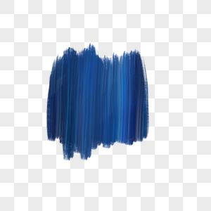 蓝色自由笔触水彩图像图片