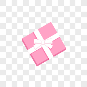 粉色礼物盒情人节图片