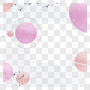 粉色环形卫星宇宙星系图图片