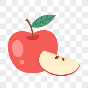 波斯新年红色苹果切面图高清图片