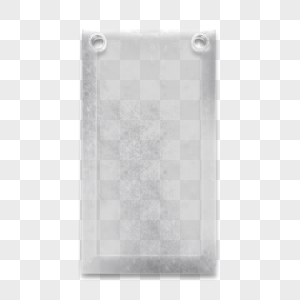 3d硬边的塑料透明磨砂包装袋图片