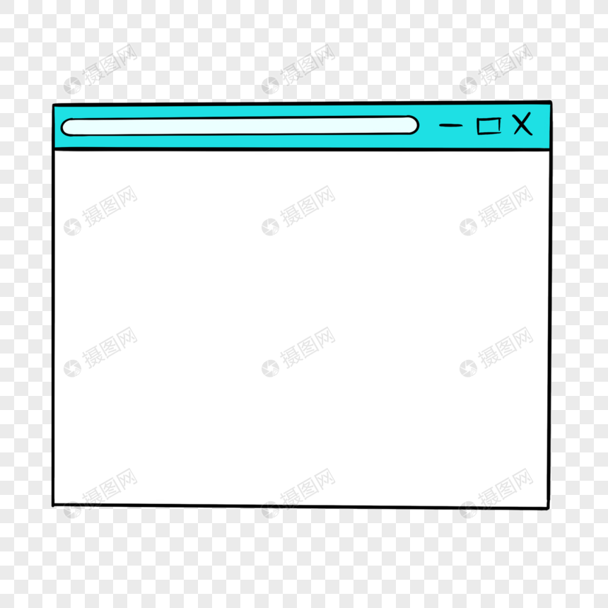 网页蓝色白底空白图片绘画图片