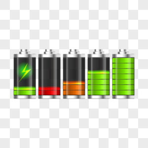 电池立体充电光效能源状态图片
