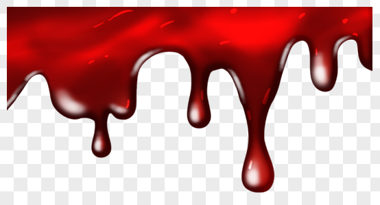 血液立体状滴落红色图片