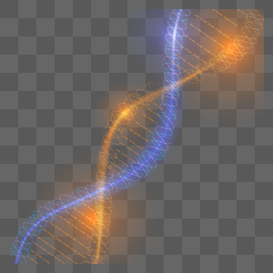 dna分子结构双色光影抽象螺旋图片