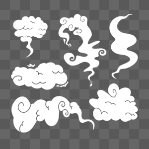 云朵蒸汽卡通组图图片