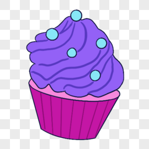 蓝紫色系生日组合糖果蓝莓冰激凌图片