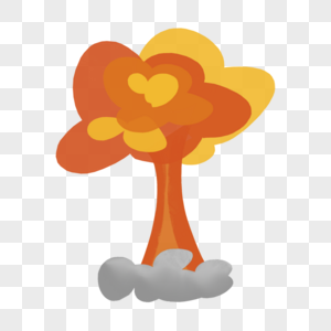 彩色蘑菇云尘埃游戏爆炸效果图片