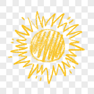 可爱条纹卡通涂鸦太阳图片