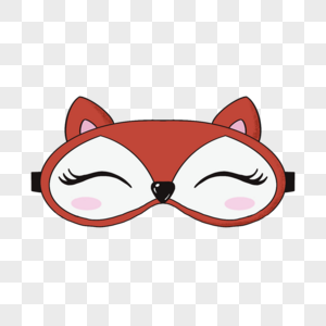 可爱动物睡眠眼罩卡通狐狸图片