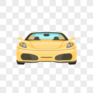 黄色低聚轿车图片