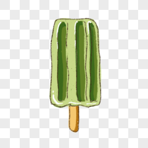 绿色抹茶甜品冰激凌图片