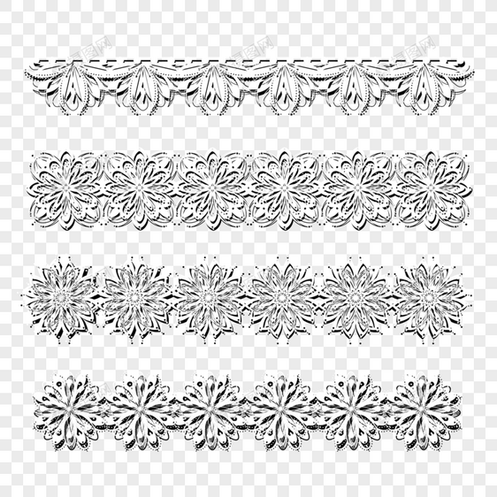 镂空雕刻装饰花边图片