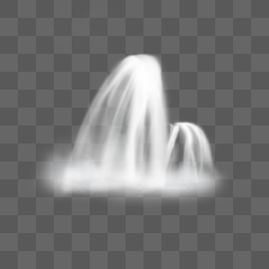 写实的雾气宽瀑布液体飞溅图片