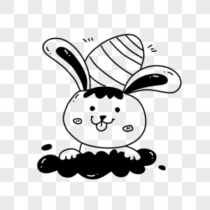 兔子复活节彩蛋礼图片