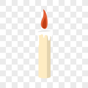 濯足节圣餐燃烧白色蜡烛图片