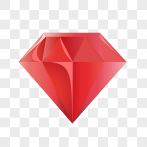 红色锥形游戏珠宝宝石图片