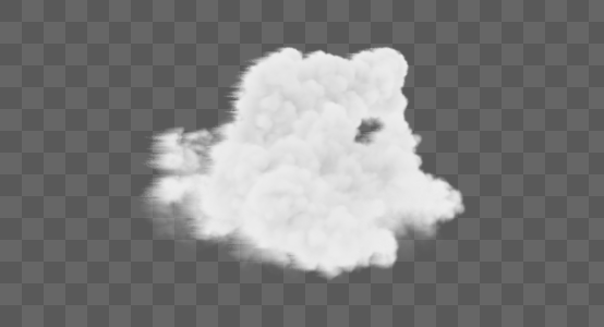 云朵白色写实几何天空云彩图片