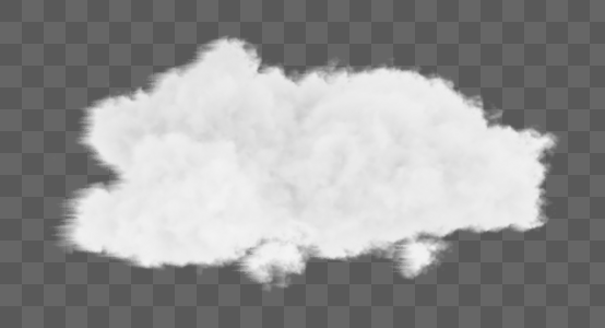 云朵立体白色漂浮白云图片