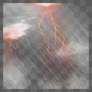 雷雨天气光效抽象图片