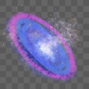 宇宙紫色光圈大爆炸图片