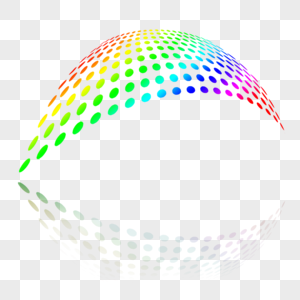 彩虹半色调抽象风格图案图片