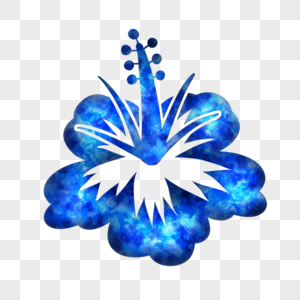 花朵水晶纹理蓝色图案图片
