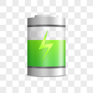 电池节能高效安全绿白灰色装饰图片