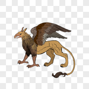 希腊神话动物狮鹫翅膀图片